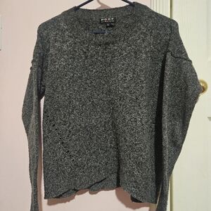 Poof! Charcoal Knit Pullover